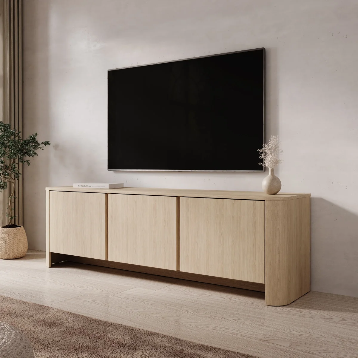 Barbados - TV-Meubel - Eiken - 168x39x52 cm - Afbeelding 2