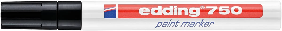 Edding Paint Marker e-750 zwart - Afbeelding 2